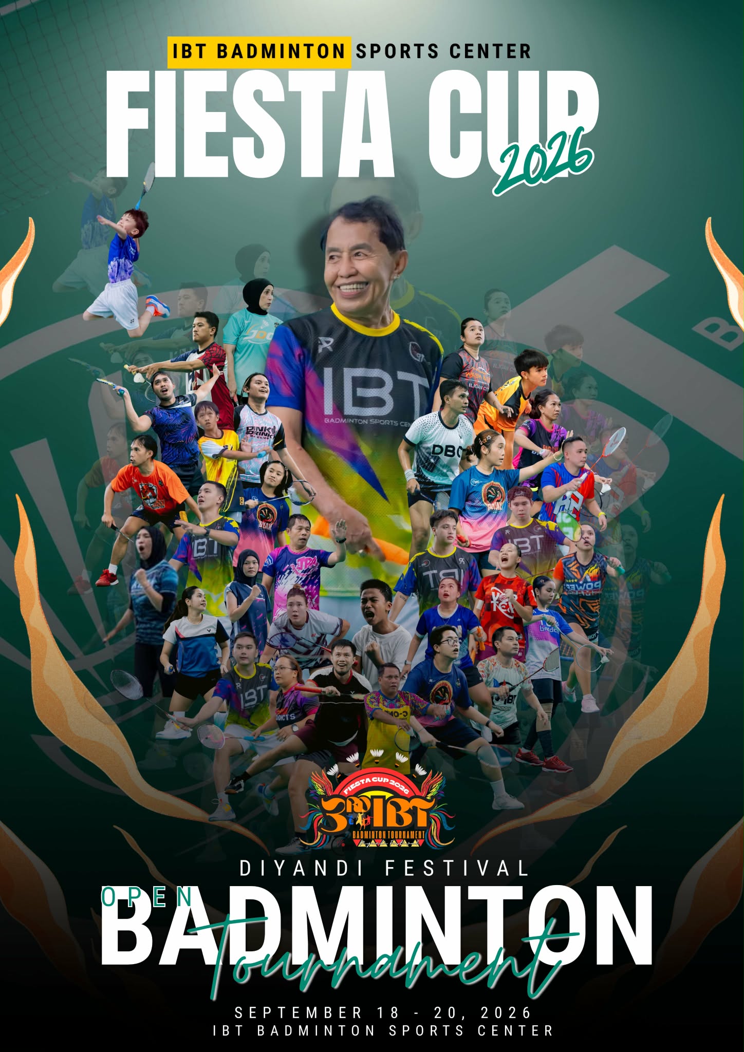 IBT Badminton Sports Center Fiesta Cup 2026 - September 18 to 20, 2026